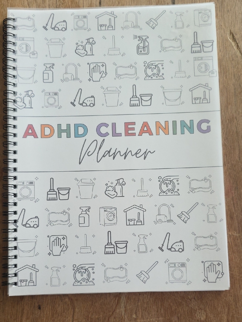 NWOT ADHD Cleaning Planner - Colorful Home Design Organizer